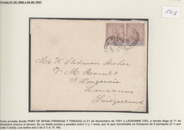 Trinidad+Tobago: 1901/1939, Lot Of 12 Covers And Cards Sent From Trinidad & Toba - Trinidad & Tobago (1962-...)