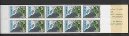 1976 MNH Norway, Booklet, Mi 727, Lower Margin Imperforate - Carnets