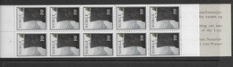 1976 MNH Norway, Booklet, Mi 726, Lower Margin Imperforate - Booklets