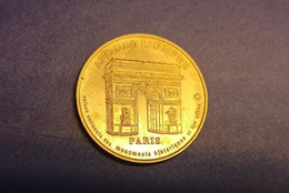 JETON TOURISTIQUE De 1999  ARC De TRIOMPHE - Dpt 75 - 8° Ardt -  MÉDAILLE TOURISTIQUE MONNAIE DE PARIS MDP - Sin Fecha