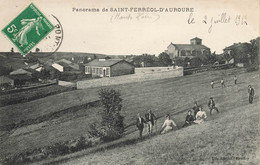 St Ferréol D'auroure * Panorama Sur Le Village * Villageois - Otros & Sin Clasificación