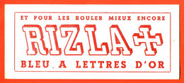 BUVARD RIZLA PAPIER A ROULER BLEU A LETTRES D'OR - Tabac & Cigarettes