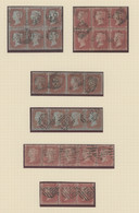 Great Britain: 1854/1871, Specialised Collection Of UNITS Of The 1 D. Red Perf. - Used Stamps