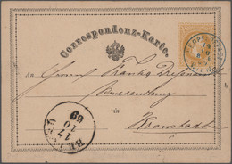 Österreich - Ganzsachen: 1869/1916, Umfangreiche Sammlung Von Ca. 330 Fast Aussc - Entiers Postaux