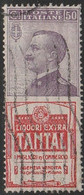 168 Regno D'Italia Publicitari 1924-25 - 50 C. Tantal N. 18. Cat. € 450,00. - Publicité