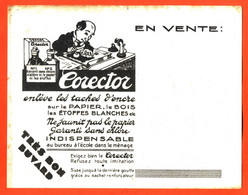 BUVARD ANCIEN " CORECTOR EFFACEUR D'ENCRE " - Cartoleria