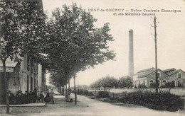 Pont De Chéruy * Usine Centrale électrique Et Les Maisons Neuves * Cheminée * Débit De Tabac Tabacs - Pont-de-Chéruy