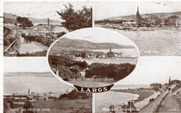 LARGS - VEDUTE - CARTOLINA FP SPEDITA NEL 1944 - Ayrshire