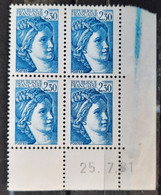 France 1981 N°2156a En Bloc De 4 Cd **TB Cote 75€ - 1980-1989