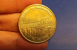 LOT De 2 JETONS TOURISTIQUES Différents De 2007 Et 2008 CHENONCEAU (dpt 37)  MÉDAILLE TOURISTIQUE MONNAIE DE PARIS MDP - Altri & Non Classificati