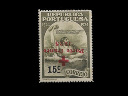 PORTUGAL PORTE FRANCO - 1928 ERROR UP SIDE DOWN SURCHARGED MNH (PLB#01-96) - Ungebraucht