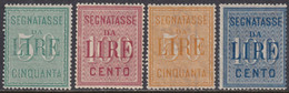 Segnatasse Cifre Grandi Le 2 Serie Complete Sass S.2301+2305 MNH** Cv 2750 - Taxe