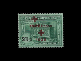 PORTUGAL PORTE FRANCO - 1929 ERROR DOUBLE SURCHARGED MH (PLB#01-101) - Nuevos