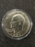 1 DOLLAR EISENHOWER 1971 S ARGENT USA ETATS-UNIS AMERIQUE SOUS CAPSULE / USA - 1971-1978: Eisenhower