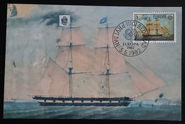 YUGOSLAVIA 1982 Jedrenjak, Sailboat Splendido Maximum Card FDC 3/81 - Cartes-maximum