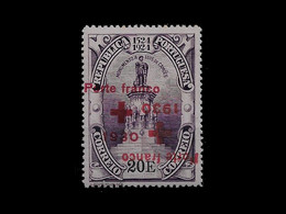 PORTUGAL PORTE FRANCO - 1930 ERROR DOUBLE + UPSIDE DOWN SURCHARGED MNH (PLB#01-107) - Unused Stamps