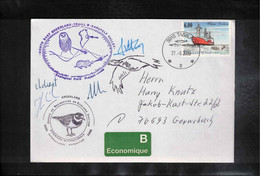 Greenland / Groenland 2006 International Expedition For The Research Of Arctic Ecology Interesting Signed Letter - Lettres & Documents