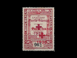 PORTUGAL PORTE FRANCO - 1930 ERROR DOUBLE SURCHARGED MNH (PLB#01-113) - Unused Stamps