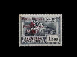 PORTUGAL PORTE FRANCO - 1931 ERROR DOUBLE SURCHARGED MNH (PLB#01-120) - Ongebruikt