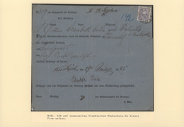 Deutsches Reich - Stempel: 1875/1889, Ziffer/Krone Pfg./Pfge. Und Krone/Adler, S - Marcofilie - EMA (Print Machine)