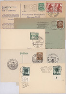 Deutsches Reich - Stempel: 1934/1943, Ca. 920 Belege, Meist Drittes Reich Mit Ve - Marcofilie - EMA (Print Machine)