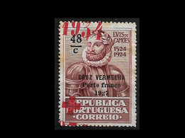 PORTUGAL PORTE FRANCO - 1934 ERROR DOUBLE SURCHARGED M NG (PLB#01-124) - Nuevos