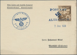 Sudetenland: 1938/1939, Sauberes Lot Von 22 Belegen 21.9.38 Bis 11.7.39, Dabei A - Sudetenland