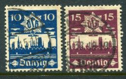 DANZIG 1937  Air Defence  Used  Michel 267-68 - Used