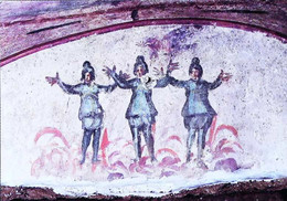 ►  Rome Catacombe De Priscilla I Tre Giovani Nella Fornace - Other & Unclassified