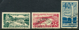 DANZIG 1936 Anniversary Of Brösen. Used.  Michel 259-61 - Usati