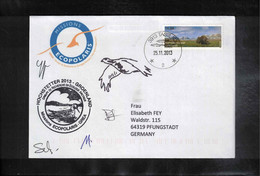 Greenland / Groenland 2013 Expedition For The Research Of Arctic Ecology ECOPOLARIS  Interesting Signed Letter - Storia Postale