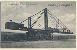 Zeebrugge: Le Titan - La Grande Grue (Vintage PC 1916) - Zeebrugge
