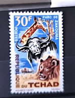 TCHAD Girafes, Girafe, Giraffe, Jirafa. Yvert N° 108 ** MNH - Jirafas