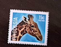 RHODESIE Girafes, Girafe, Giraffe, Jirafa. Yvert N° 308 ** MNH - Girafes
