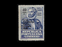 PORTUGAL PORTE FRANCO - 1936 ERROR BLACK SURCHARGED MH (PLB#01-140) - Unused Stamps
