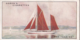 Yachts & Motor Boats 1931 -  10 The Cariad - Ogdens  Cigarette Card - Original  - Ships - Sealife - Ogden's