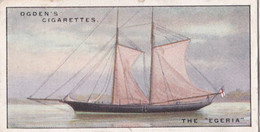 Yachts & Motor Boats 1931 -  17 The Egeria - Ogdens  Cigarette Card - Original  - Ships - Sealife - Ogden's