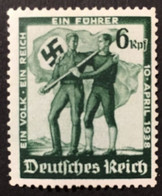 1938 - Germany German Reich - Unity Referendum In Austria - New - Nuovi