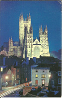 Canterbury (Kent, U. K.) The Cathedral At Night, Cathedrale La Nuit, Cattedrale, Notturno - Canterbury