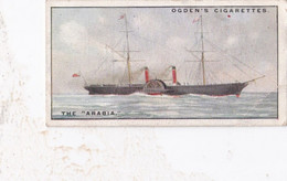 Yachts & Motor Boats 1931 - 10 The Arabia - Ogdens  Cigarette Card - Original  - Ships - Sealife - Ogden's