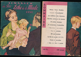 Revue Magazine Almanach Du Petit Echo De La Mode 1951 - Moda