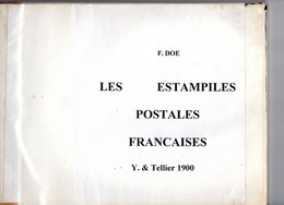 Les Estampilles Postales Françaises Par F DOE - Copie De L'original - Filatelia E Storia Postale