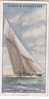 Yachts & Motor Boats 1931 - The Shamrock - Ogdens  Cigarette Card - Original  - Ships - Sealife - Ogden's
