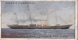 Yachts & Motor Boats 1931 - 47 The Victoria & Albert - Ogdens  Cigarette Card - Original  - Ships - Sealife - Ogden's