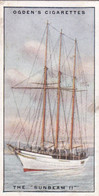 Yachts & Motor Boats 1931 - 42 The Sunbeam II  - Ogdens  Cigarette Card - Original  - Ships - Sealife - Ogden's