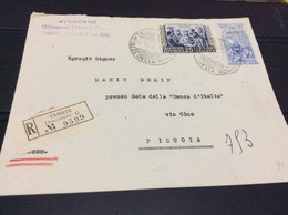 Trieste Storia Postale AMG FTT 1953 - Marcophilie