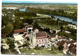 Yvelines : MEDAN VILLENNES : Vue Aérienne : L'église - Medan