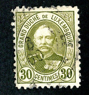 140 Lux 1893 YT63 O Cat 1.€ (Offers Welcome!) - 1891 Adolphe Frontansicht