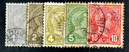 145 Lux 1895 YT69/73 O Cat 3.€ (Offers Welcome!) - 1895 Adolphe Profil