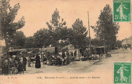 95 - BEZONS - S08550 - Quai De Seine - Le Marché - L1 - Bezons